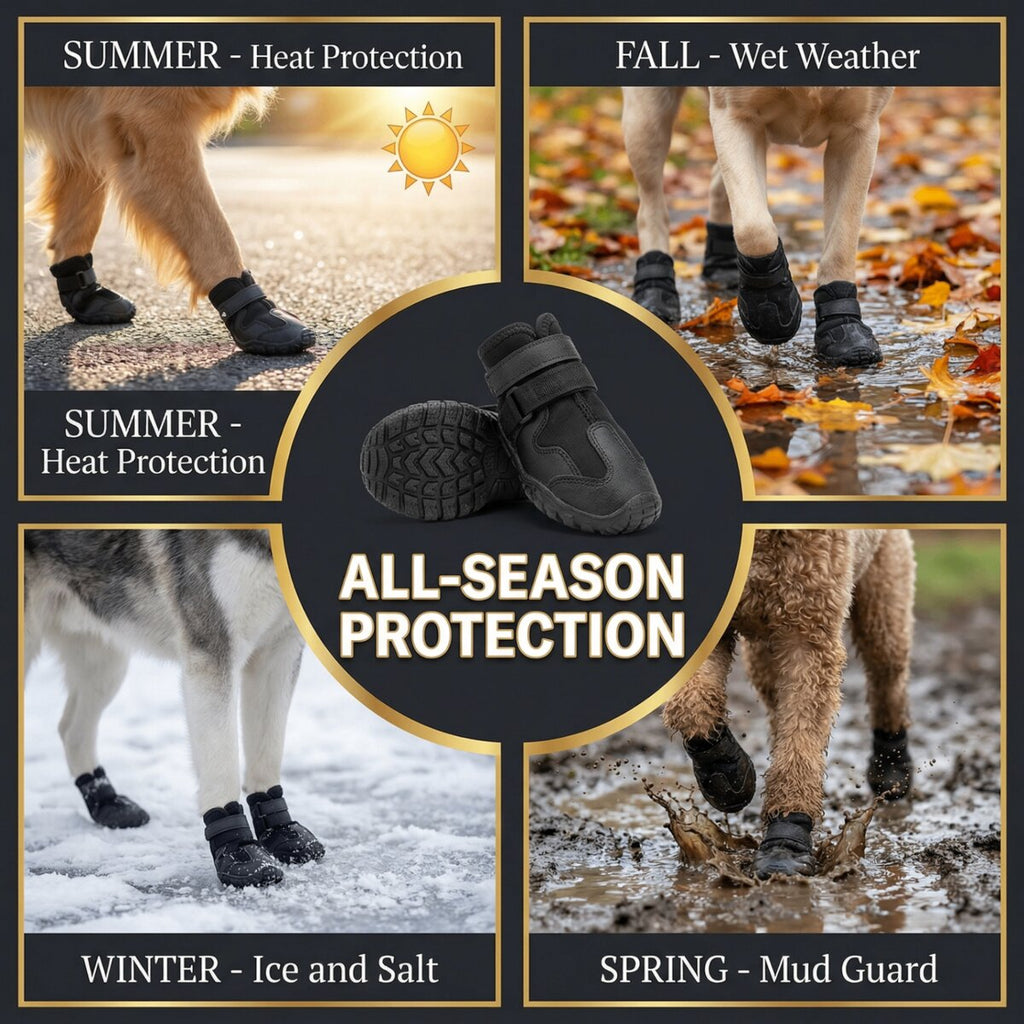 PawShield Pro all-season protection collage
